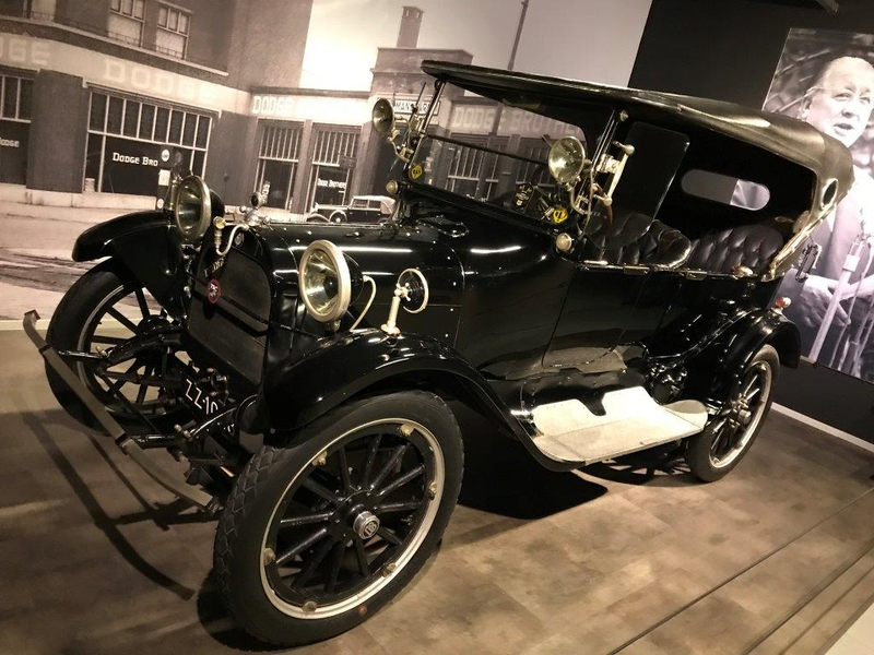 1914 Dodge Touring car. Produced in the first month the Dodge brothers began making cars. This is the first car in the Louwman collection - it was purchased in 1934 as a “display piece” for Louwman Motors’ showroom. Fortunately they managed to hide it during the war.